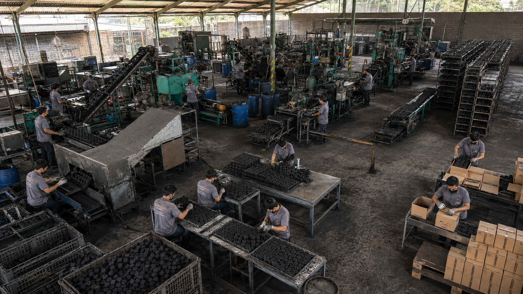 Tropicoal Prime Indonesian coconut charcoal briquette business